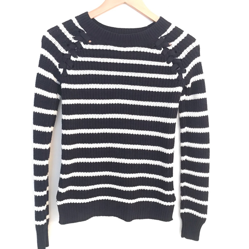 Striped Knit Sweater NWOT